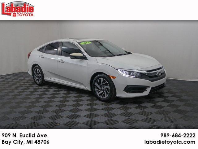 used 2017 Honda Civic car, priced at $16,844