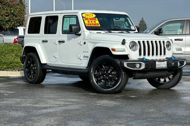 used 2023 Jeep Wrangler 4xe car, priced at $33,995