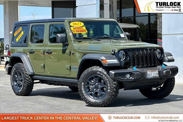 used 2023 Jeep Wrangler 4xe car, priced at $45,489