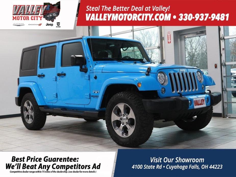 used 2017 Jeep Wrangler Unlimited car, priced at $23,825