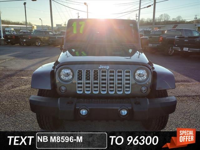 used 2017 Jeep Wrangler Unlimited car, priced at $19,851