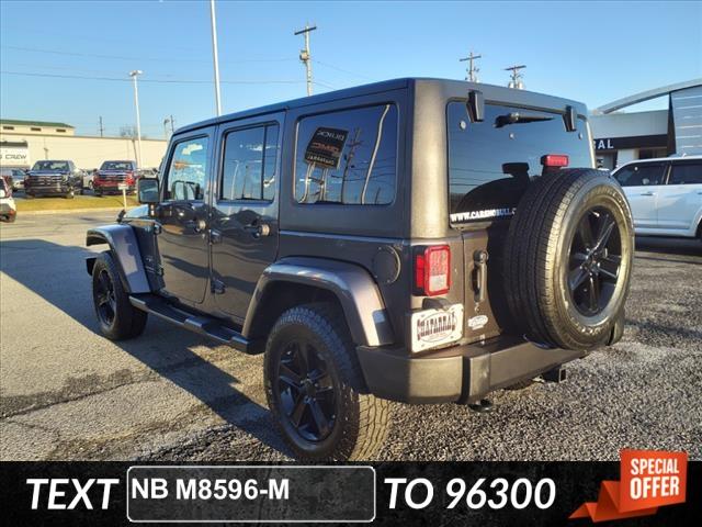 used 2017 Jeep Wrangler Unlimited car, priced at $19,851