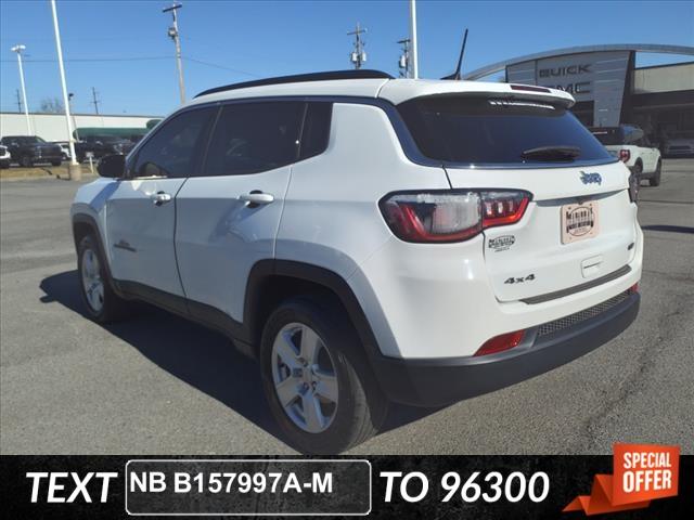 used 2022 Jeep Compass car, priced at $21,892