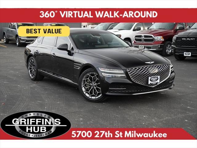 used 2021 Genesis G80 car, priced at $38,512