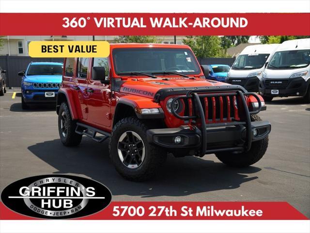 used 2021 Jeep Wrangler Unlimited car, priced at $37,600