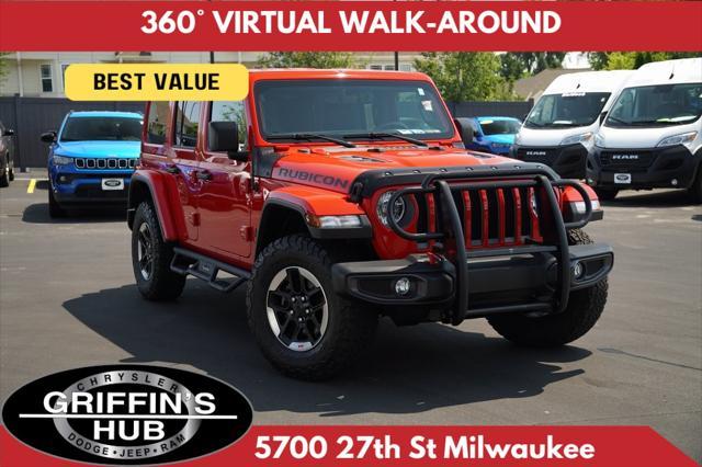 used 2021 Jeep Wrangler Unlimited car, priced at $40,376