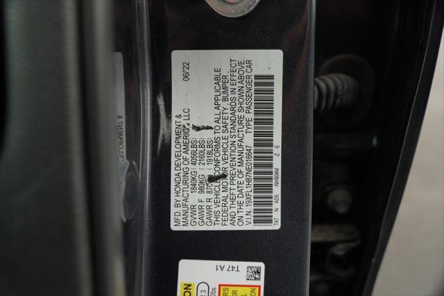 used 2022 Honda Civic car, priced at $26,622