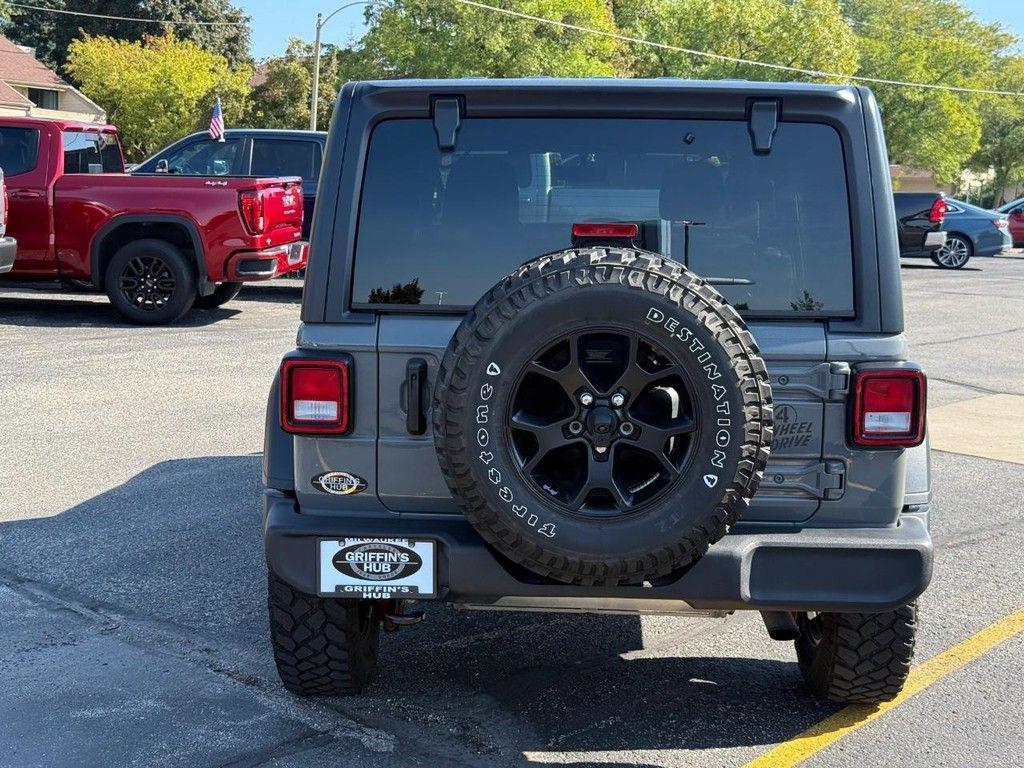used 2022 Jeep Wrangler car, priced at $34,740