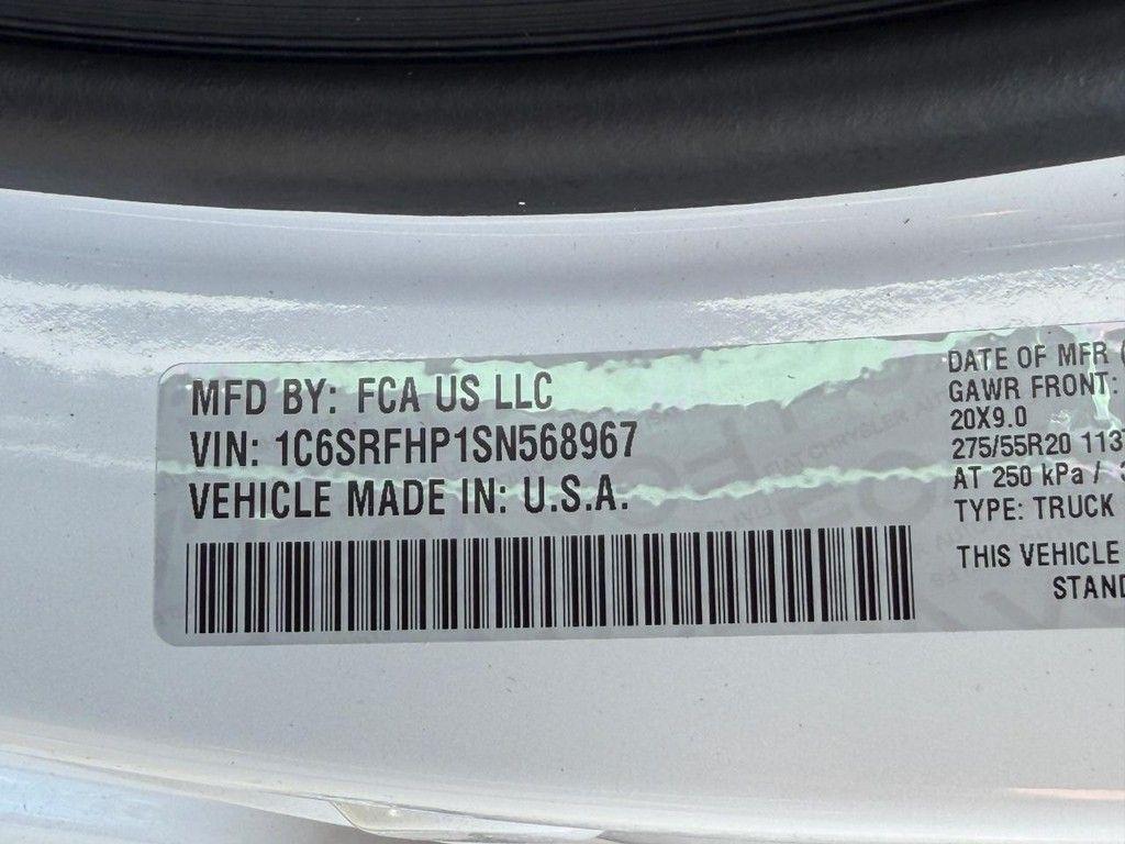 new 2025 Ram 1500 car, priced at $69,848