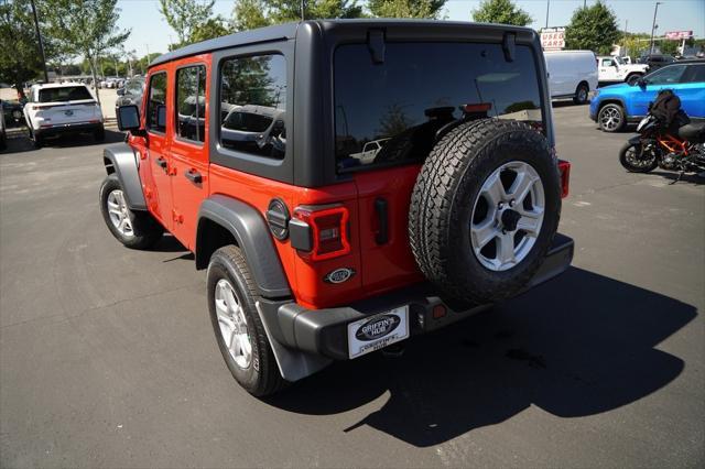 used 2021 Jeep Wrangler Unlimited car, priced at $32,657