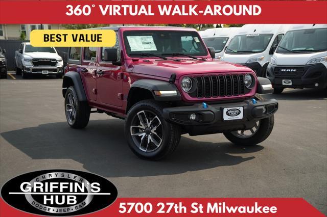 new 2024 Jeep Wrangler 4xe car, priced at $48,412