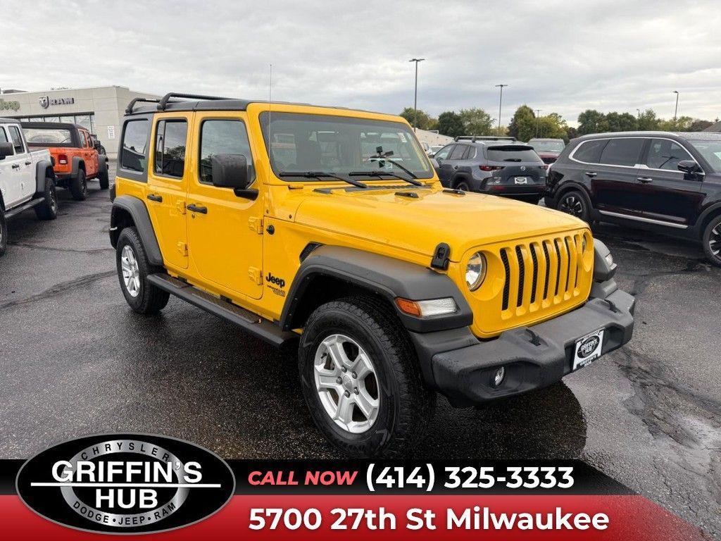 used 2021 Jeep Wrangler Unlimited car, priced at $31,676