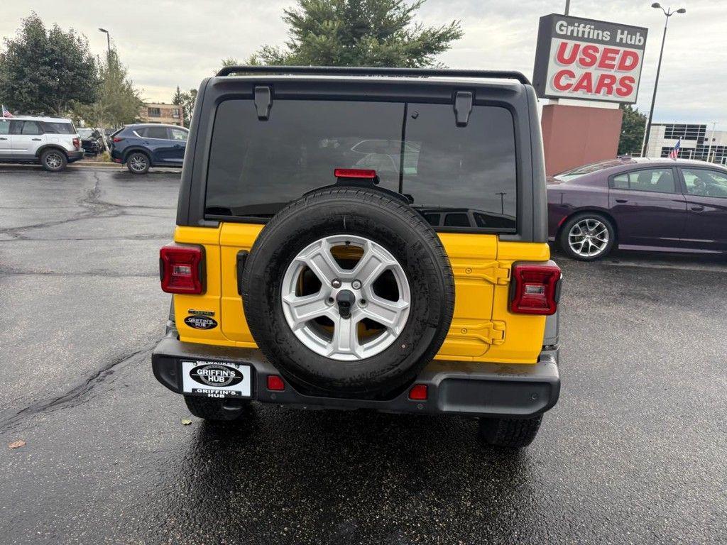 used 2021 Jeep Wrangler Unlimited car, priced at $31,676