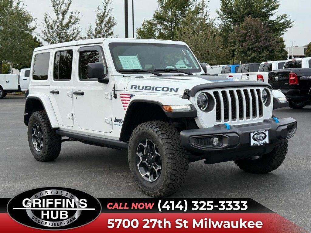 used 2021 Jeep Wrangler Unlimited 4xe car, priced at $24,989