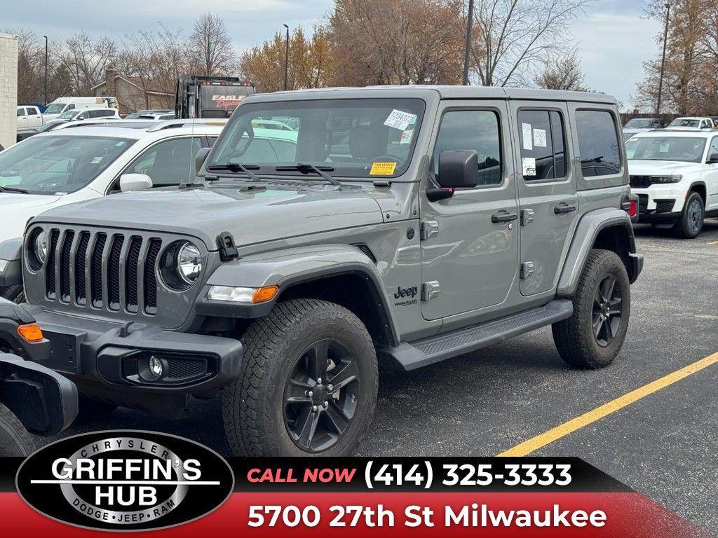 used 2022 Jeep Wrangler Unlimited car, priced at $36,875