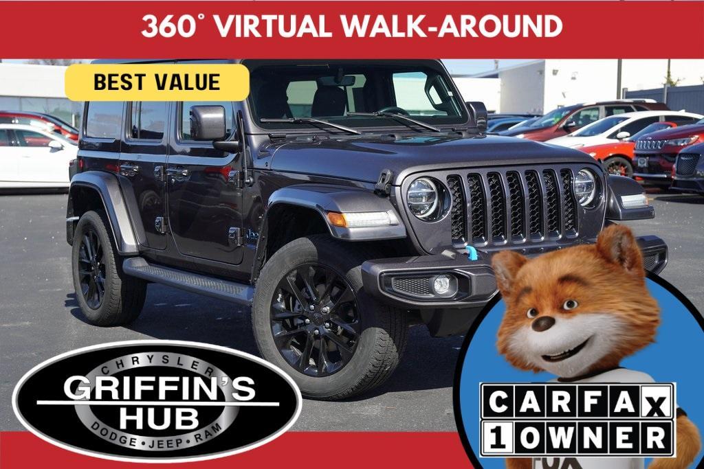 used 2021 Jeep Wrangler Unlimited 4xe car, priced at $37,987