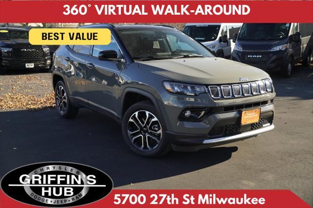 used 2022 Jeep Compass car, priced at $24,993