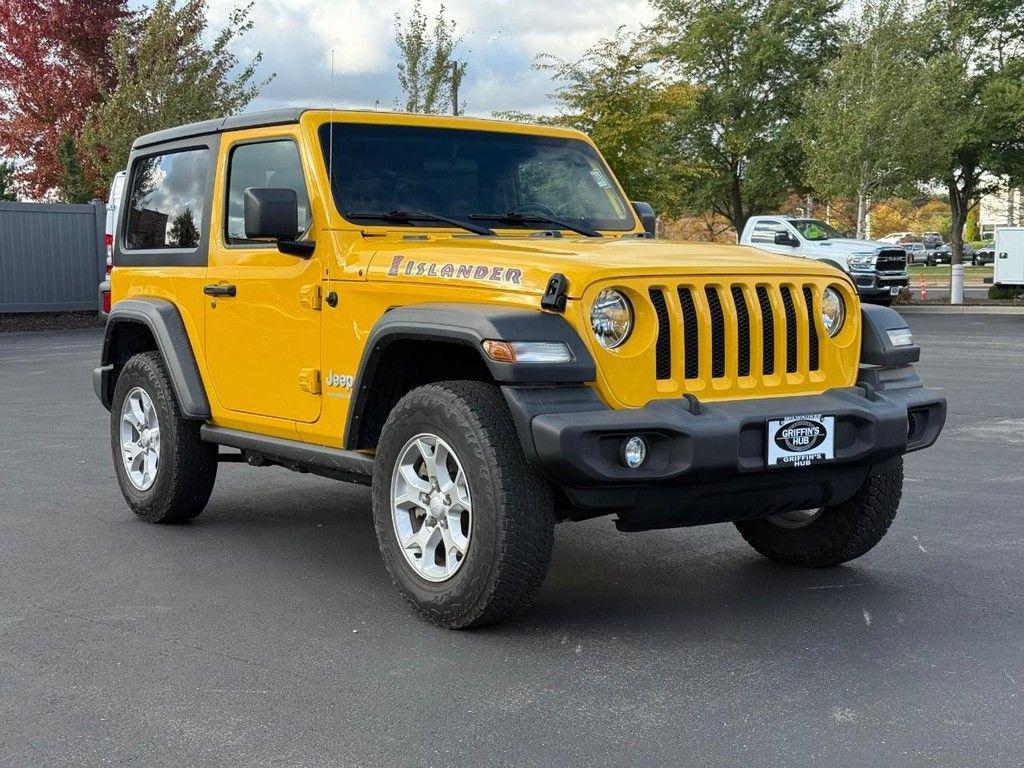 used 2021 Jeep Wrangler car, priced at $28,450