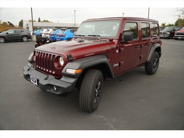 used 2021 Jeep Wrangler Unlimited car, priced at $31,305