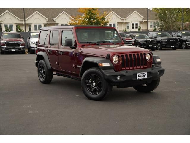 used 2021 Jeep Wrangler Unlimited car, priced at $31,305