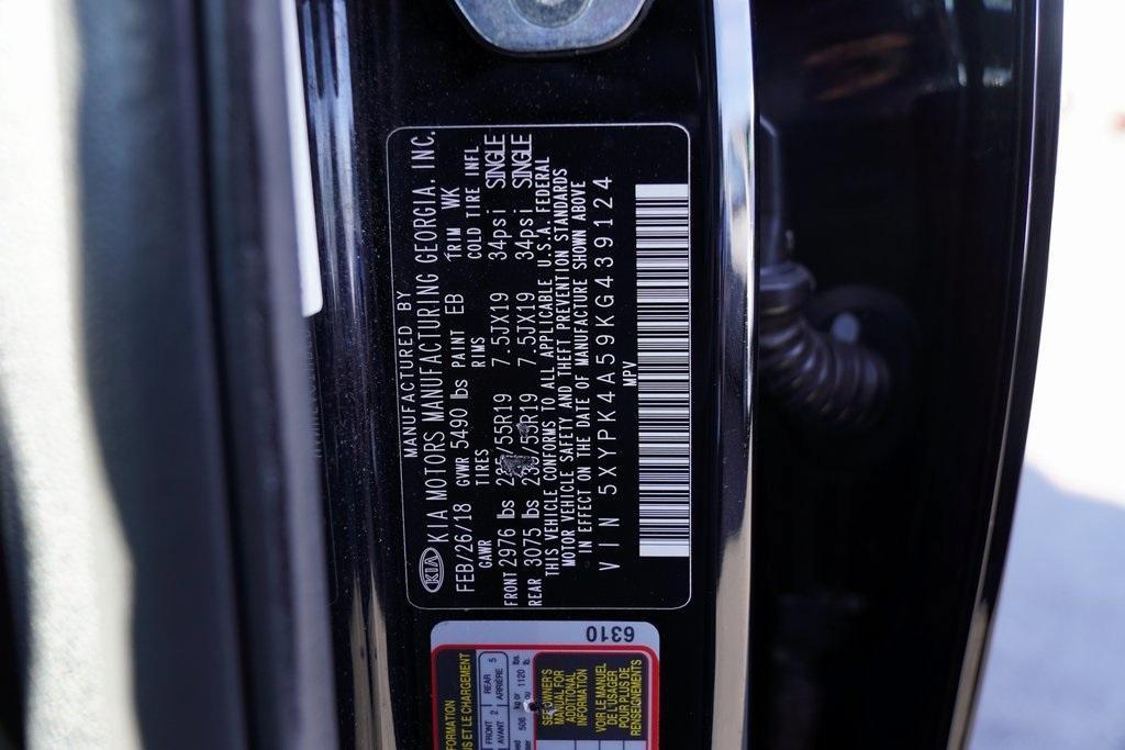used 2019 Kia Sorento car, priced at $22,868