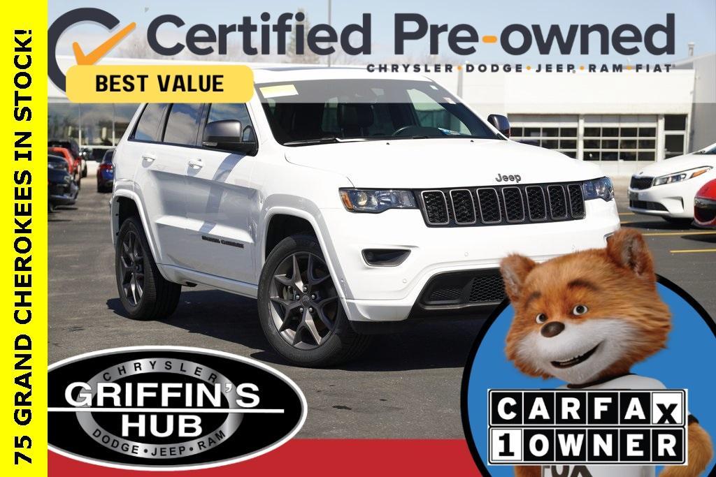 used 2021 Jeep Grand Cherokee car, priced at $33,203