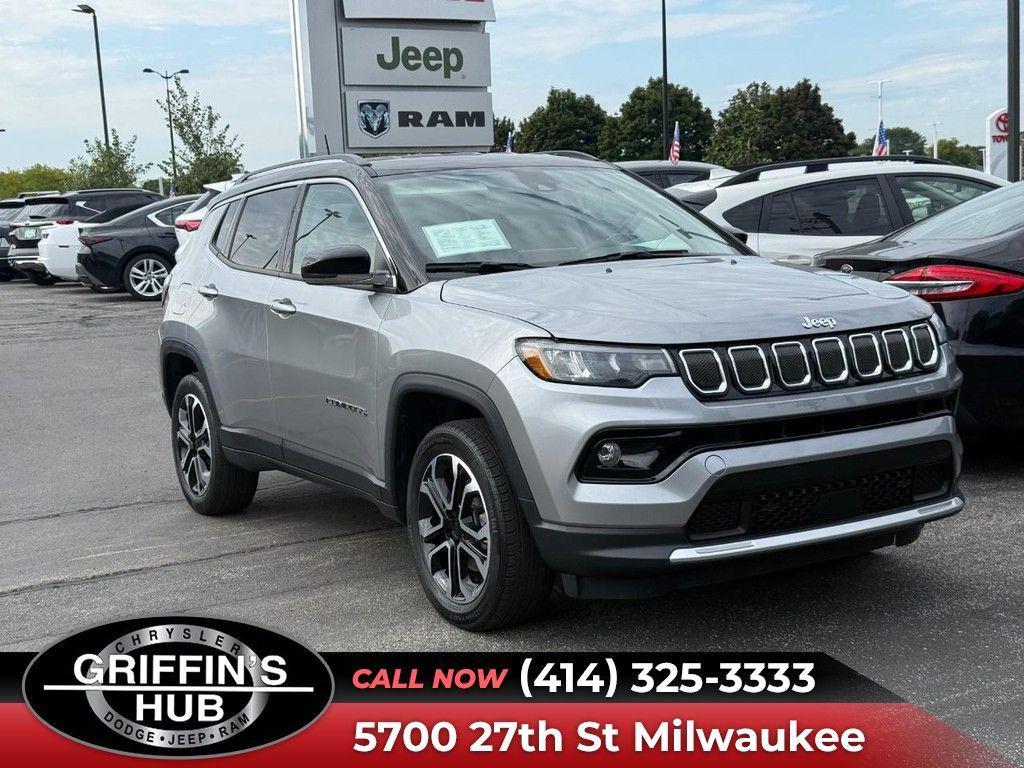 used 2022 Jeep Compass car, priced at $23,495