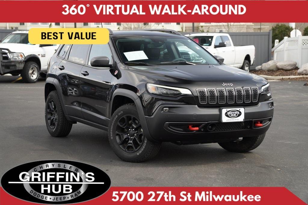 used 2021 Jeep Cherokee car, priced at $27,981