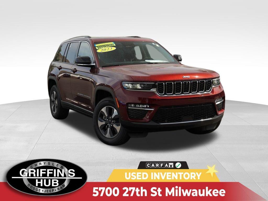 used 2023 Jeep Grand Cherokee 4xe car, priced at $55,364