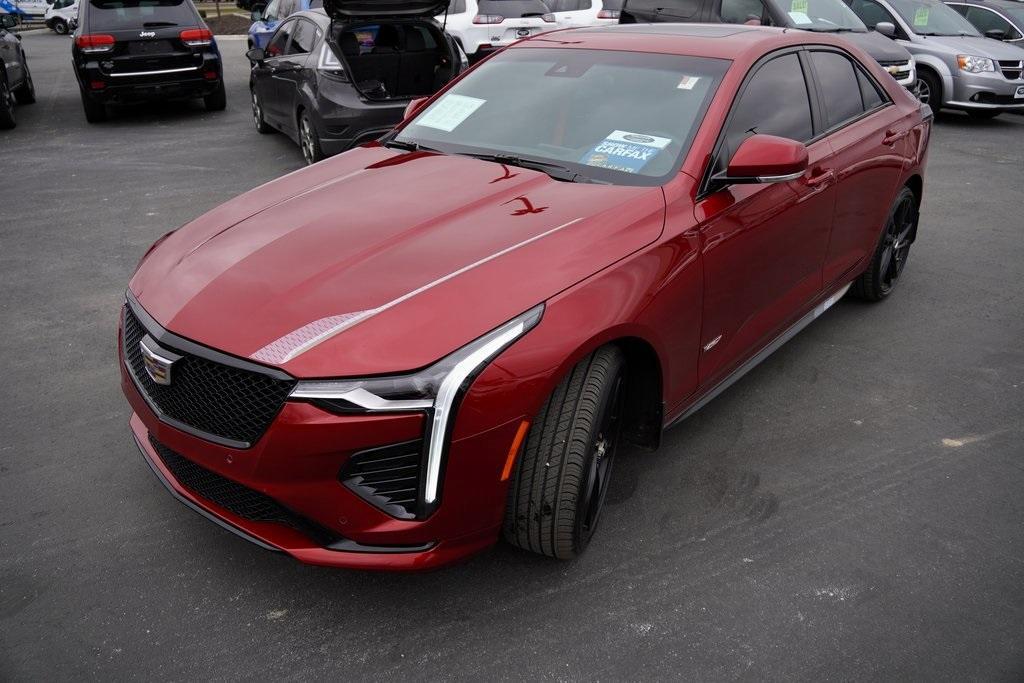 used 2023 Cadillac CT4-V car, priced at $45,925