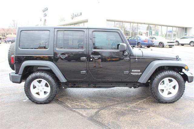 used 2017 Jeep Wrangler Unlimited car, priced at $21,985