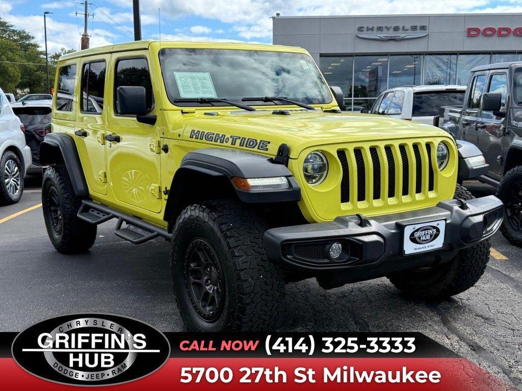used 2022 Jeep Wrangler Unlimited car, priced at $33,807