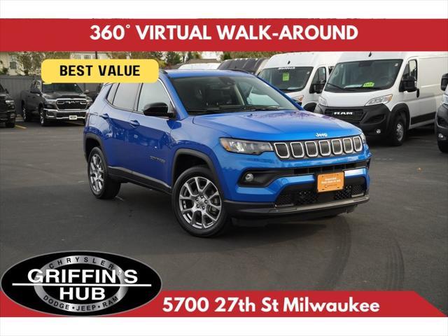 used 2022 Jeep Compass car, priced at $22,987