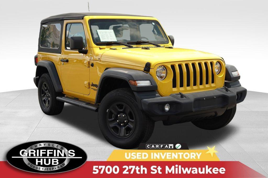 used 2021 Jeep Wrangler car, priced at $25,588