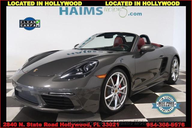 used 2018 Porsche 718 Boxster car, priced at $55,977