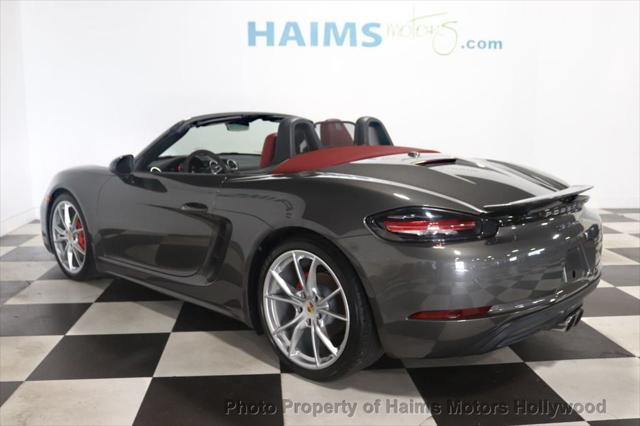 used 2018 Porsche 718 Boxster car, priced at $56,677