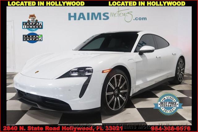 used 2022 Porsche Taycan car, priced at $66,777