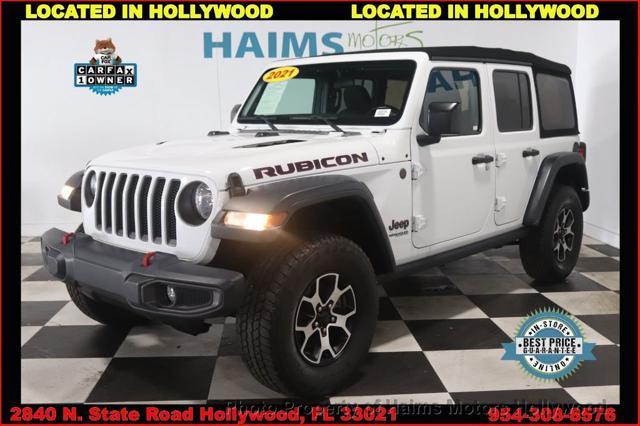 used 2021 Jeep Wrangler Unlimited car, priced at $32,577