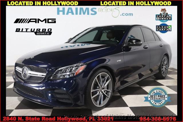 used 2020 Mercedes-Benz AMG C 43 car, priced at $34,877
