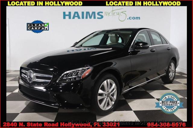 used 2019 Mercedes-Benz C-Class car, priced at $19,877