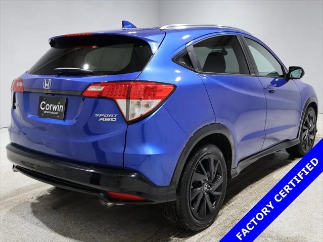 used 2022 Honda HR-V car, priced at $21,500