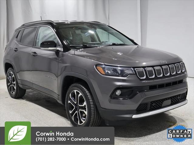 used 2022 Jeep Compass car, priced at $22,643