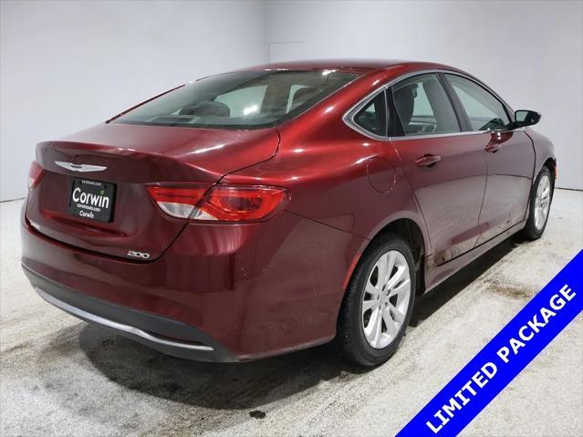 used 2015 Chrysler 200 car, priced at $7,800