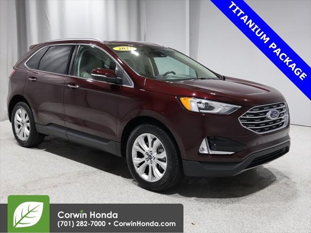 used 2021 Ford Edge car, priced at $28,500