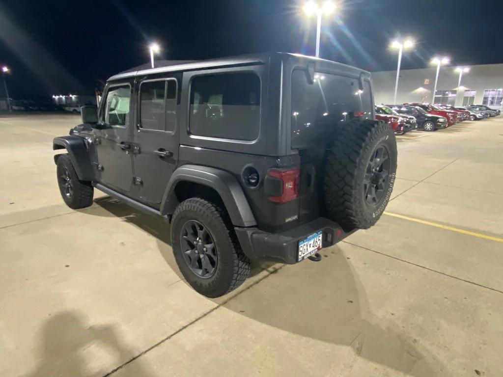 used 2021 Jeep Wrangler Unlimited car, priced at $28,500