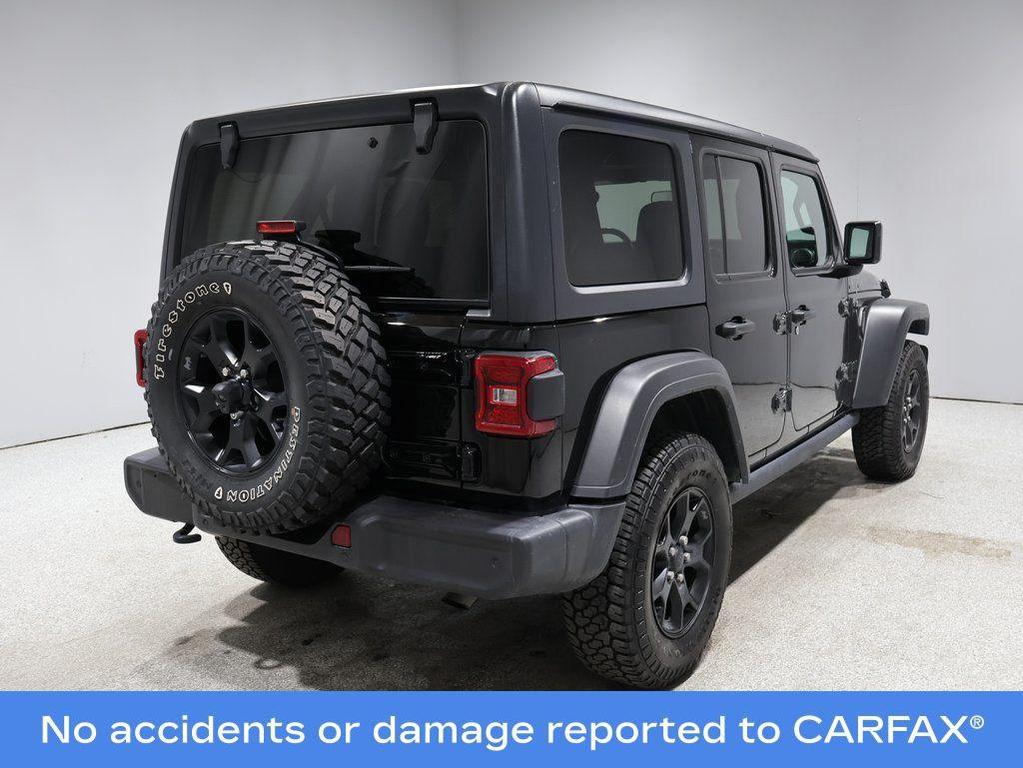 used 2021 Jeep Wrangler Unlimited car, priced at $27,400