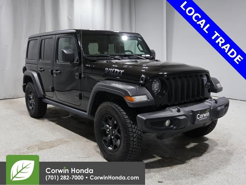 used 2021 Jeep Wrangler Unlimited car, priced at $27,400