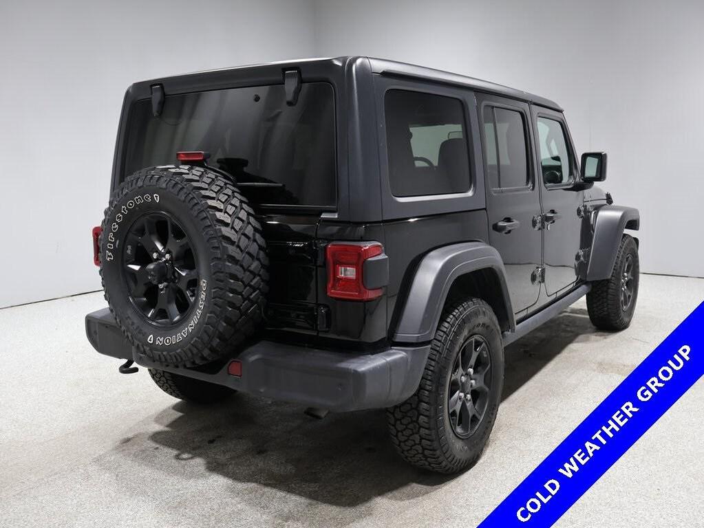 used 2021 Jeep Wrangler Unlimited car, priced at $27,400