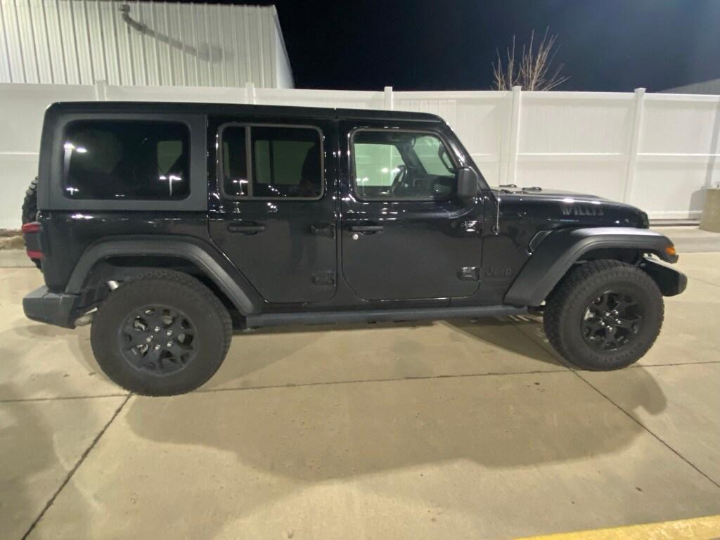 used 2021 Jeep Wrangler Unlimited car, priced at $28,500