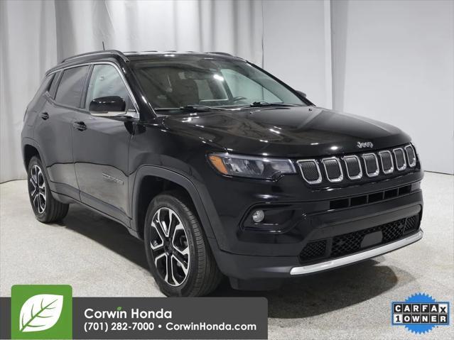 used 2022 Jeep Compass car, priced at $22,500